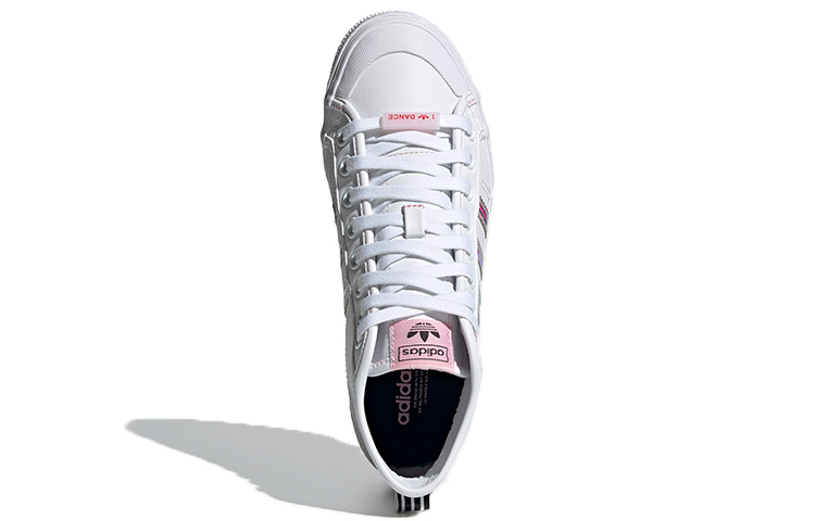 Кеды adidas originals NIZZA Platform Mid (белые) — фото 5