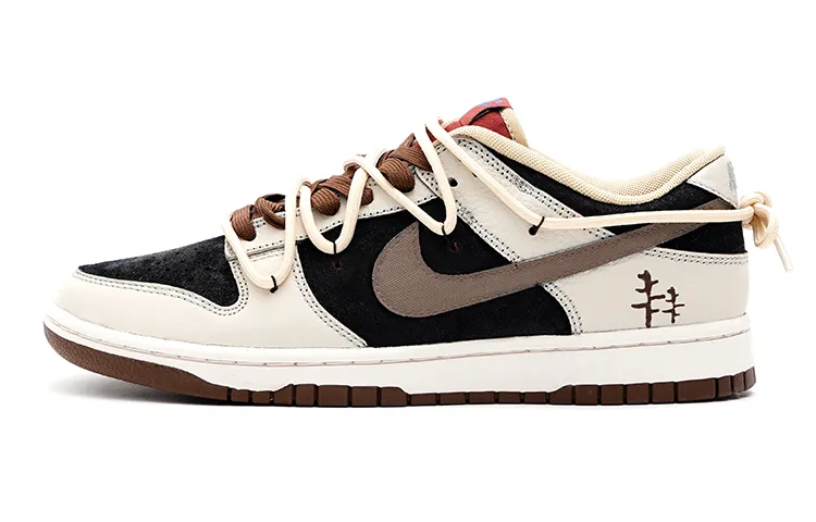 Nike Dunk Low top Skateboard Shoes Men's Black