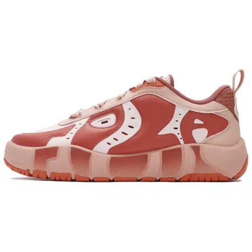 FILA Melt Avant Garde Low top Skateboard Shoes Men's Flesh Pink/Chili Sauces Red
