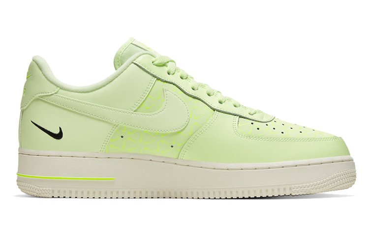 Кроссовки Nike Air Force 1 “Just Do It” (светло-зеленые) — Зелёный — фото 2