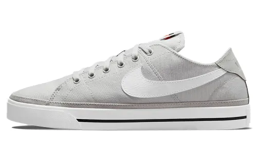 Nike Court Legacy Canvas Low Top Sneakers Grey 'Gray White'