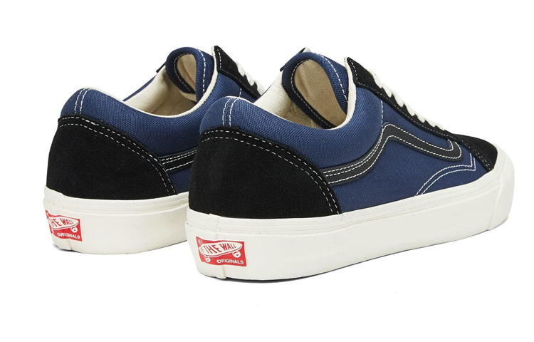 Кеды Vans Old Skool (сине-черные) — фото 4