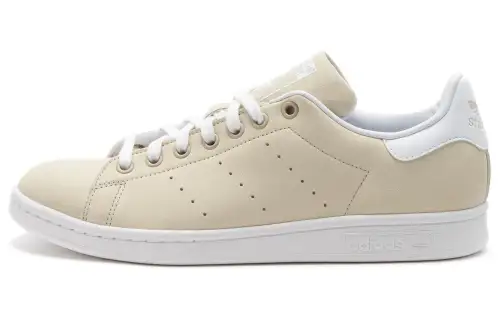 Adidas Originals Stan Smith Slip Resistant Cushioning Abrasion Resistant Low top Skateboard Shoes Unisex White Brown