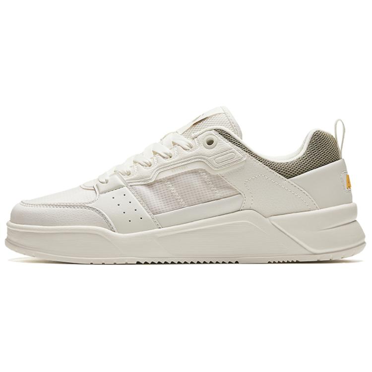 Anta Rubber Bullet Low top Skateboard Shoes Men's White Green