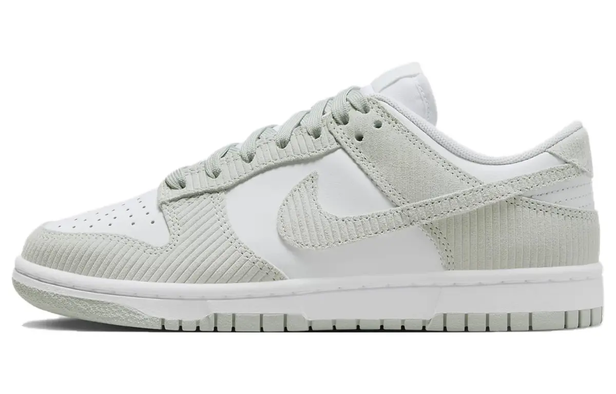 Nike Dunk Low Light Silver Corduroy Women's