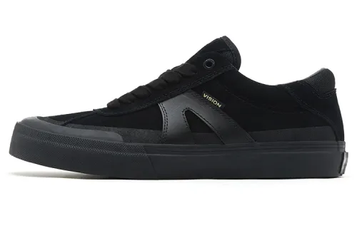 Vision Street Wear Push Pro Fashion Low top Skateboard Shoes Unisex Black