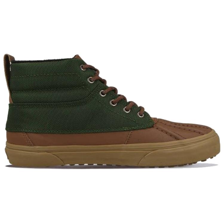 Кеды Vans SK8 (зелено-коричневые) — Зелёный / коричневый — фото 2