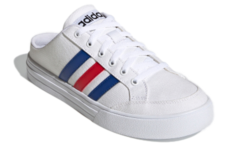 Кеды adidas neo Vs Set Mule (бело-сине-красные) — фото 3
