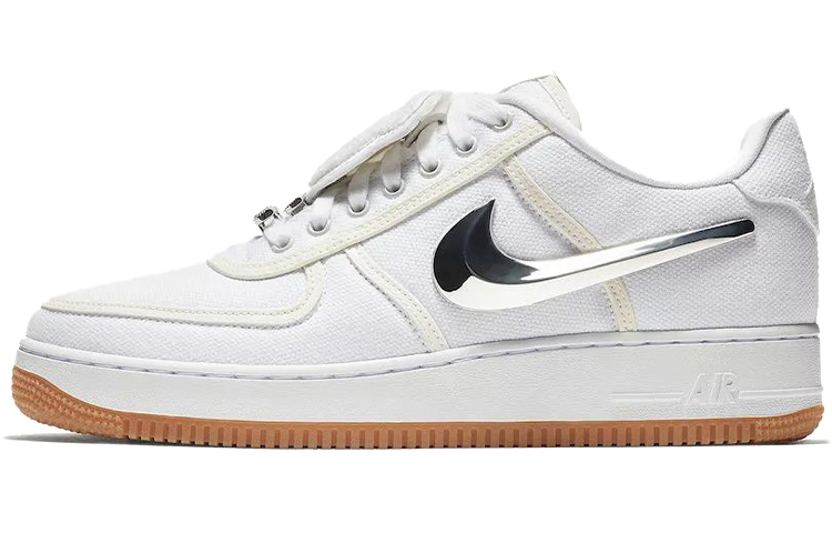 Кеды Travis Scott x Nike Air Force 1 OG (белые)