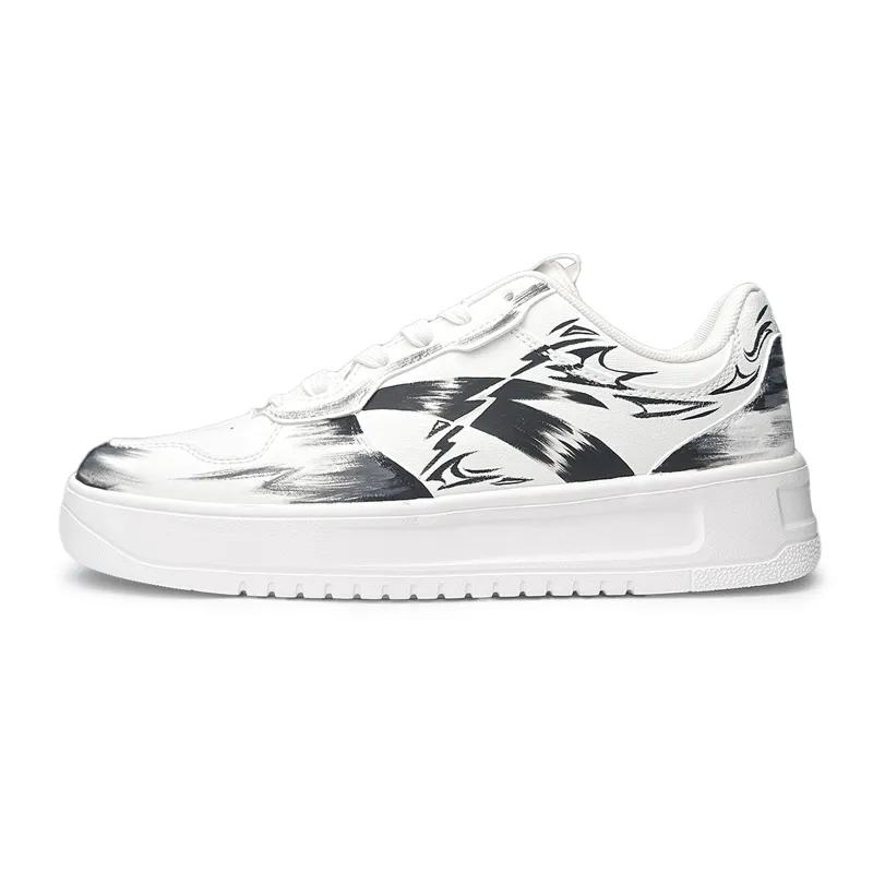 Anta Easy Fashion Trend Slip Resistant, Abrasion Resistant, Height Increasing Low top Skateboard Shoes Unisex