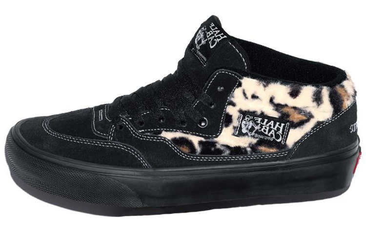 Кеды Supreme x Vans Half Cab (черные)