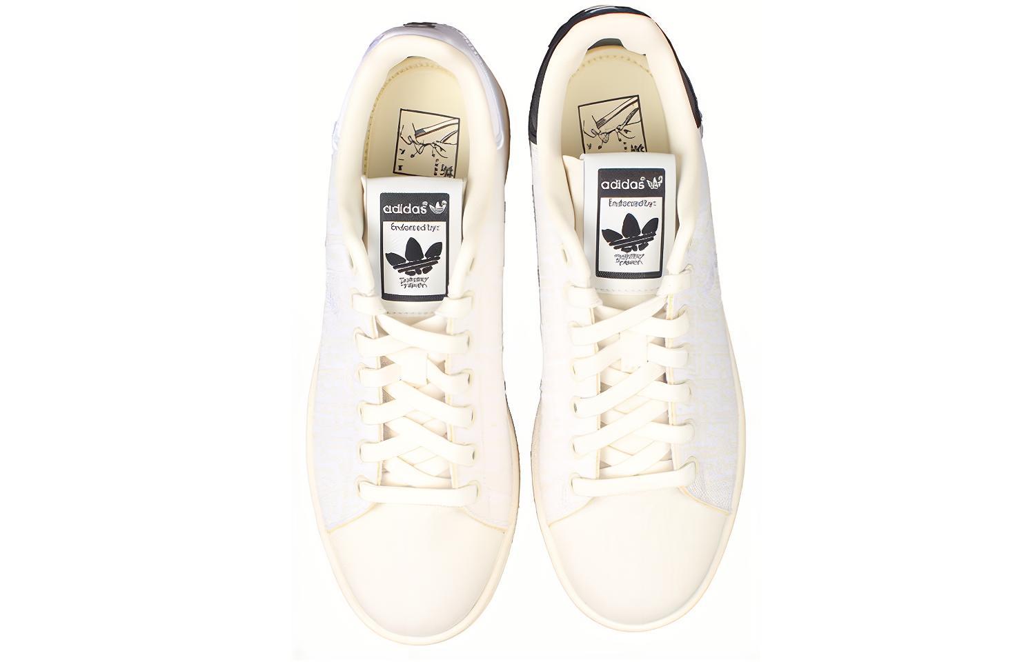 Мужские кеды adidas Stan Smith (черно-белый) — фото 4