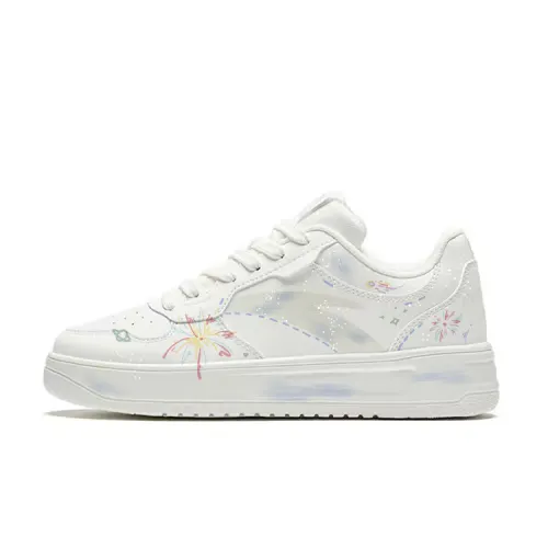 Anta Low top Skateboard Shoes Unisex White Blue