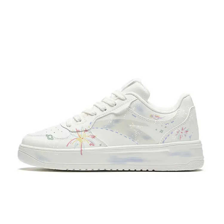 Anta Low top Skateboard Shoes Unisex White Blue