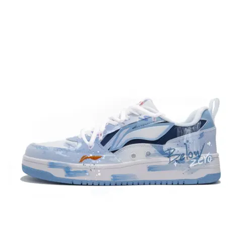 Li Ning Sea And Sichuan Zero Degrees Below Synthetic Leather Slip Resistant Cushioning Abrasion Resistant Low top