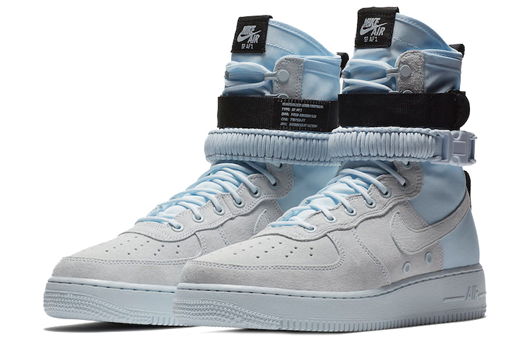 Мужские кроссовки Nike Air Force 1 Blue Tint OG (синие) — Синий — фото 3