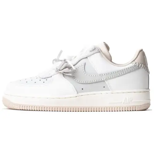 Nike Air Force 1 Low '07 Light Bone Suede Tassels Women's
