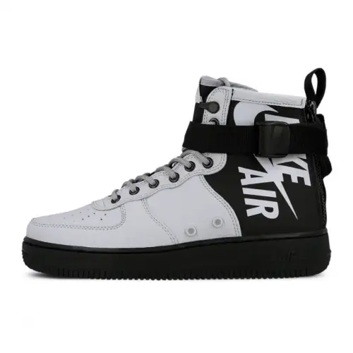 Nike Sf Air Force 1 Mid Wolf Grey Black