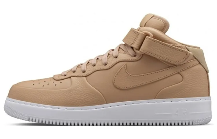 Nike Air Force 1 Vachetta Tan Sports Slip Resistant Lightweight Skateboard Shoes Unisex Tan