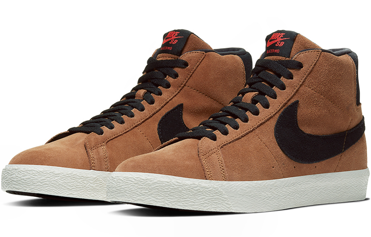 Кеды Nike Blazer (коричневый) — фото 3