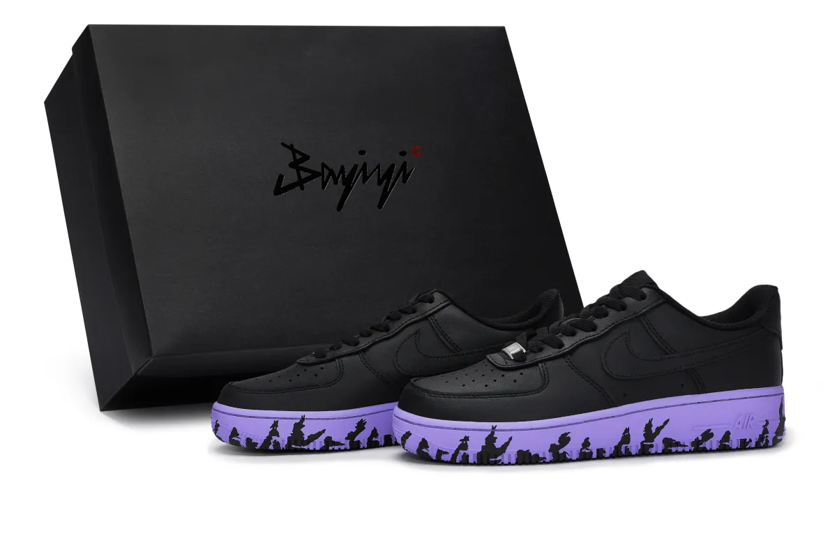 Nike Air Force 1 07 811 Manufacturing, Time Space Purple, Special Shoe Box Slip Resistant Abrasion Resistant