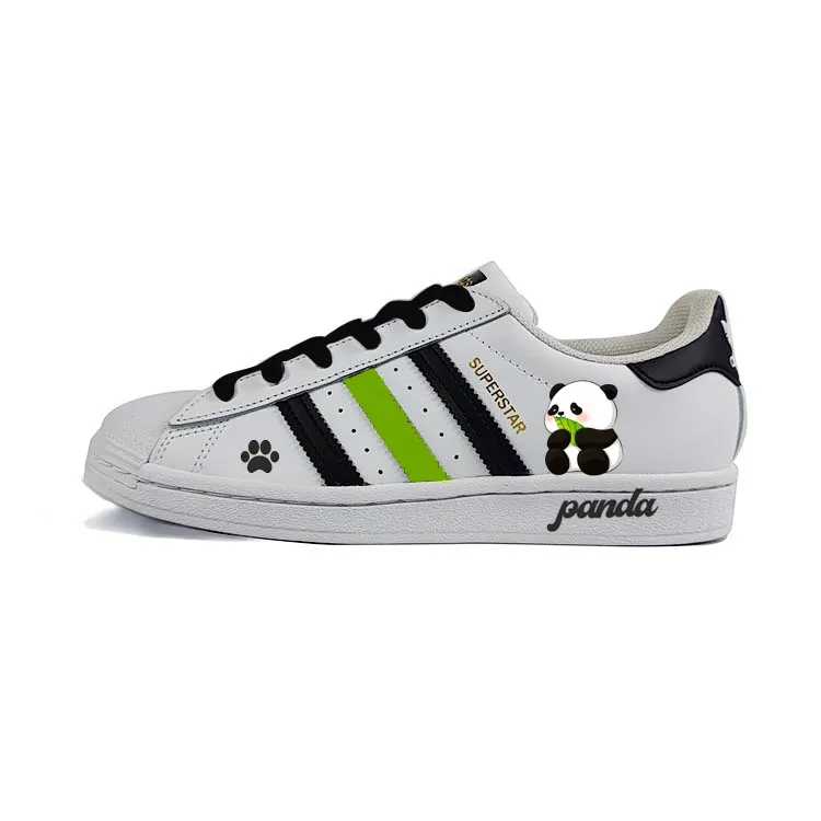 Adidas Originals SUPERSTAR Shell Head Slip Resistant Abrasion Resistant Low top Skateboard Shoes Unisex White