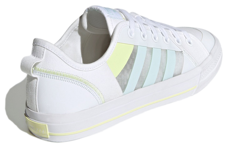 Женские кеды adidas originals NIZZA Rf (бело-желто-синие) — фото 4
