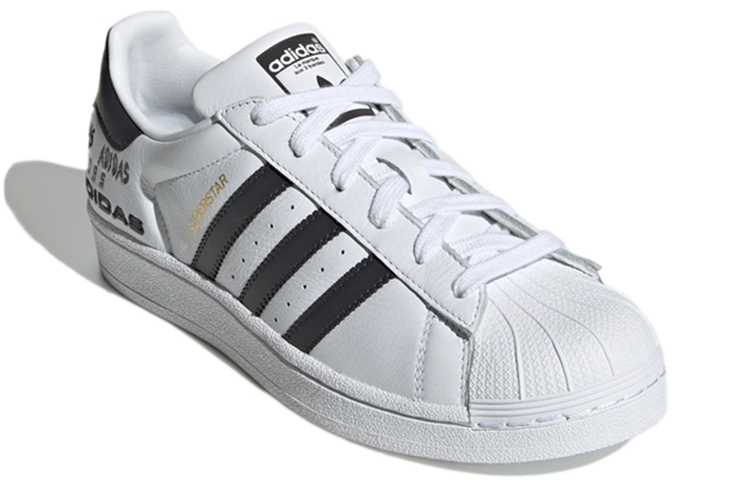 Женские кеды adidas originals Superstar (черно-белые) — фото 3