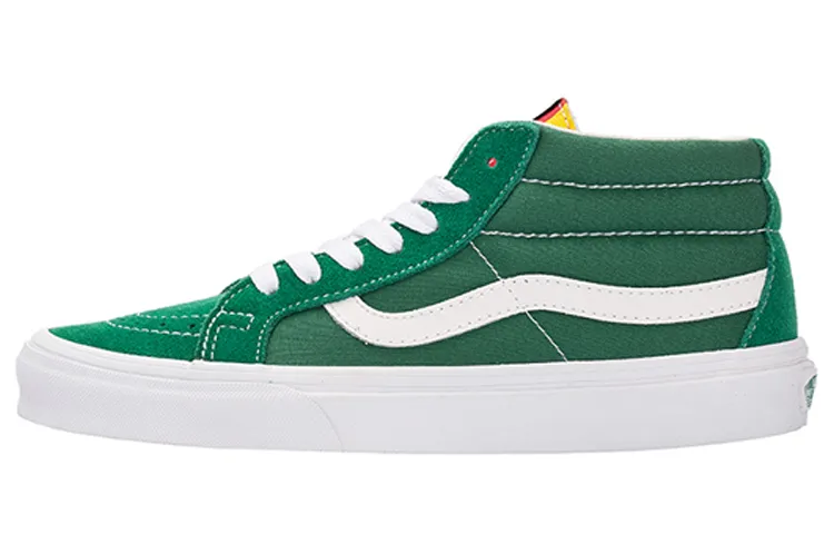 Vans SK8 Mid Suede Street Style Sneakers 'Green White'