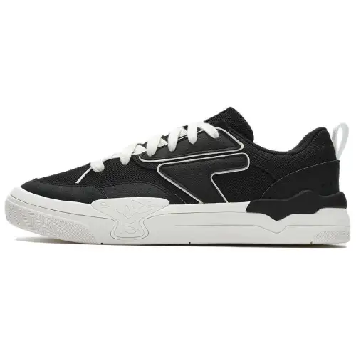 FILA Low top Skateboard Shoes Men's Black White