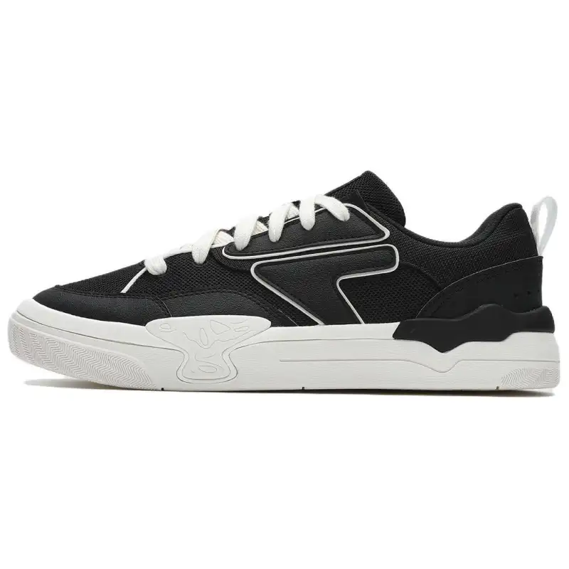 FILA Low top Skateboard Shoes Men's Black White