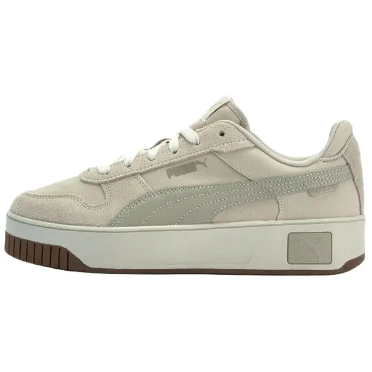 PUMA Carina Street Abrasion Resistant Low top Skateboard Shoes Women's Snow