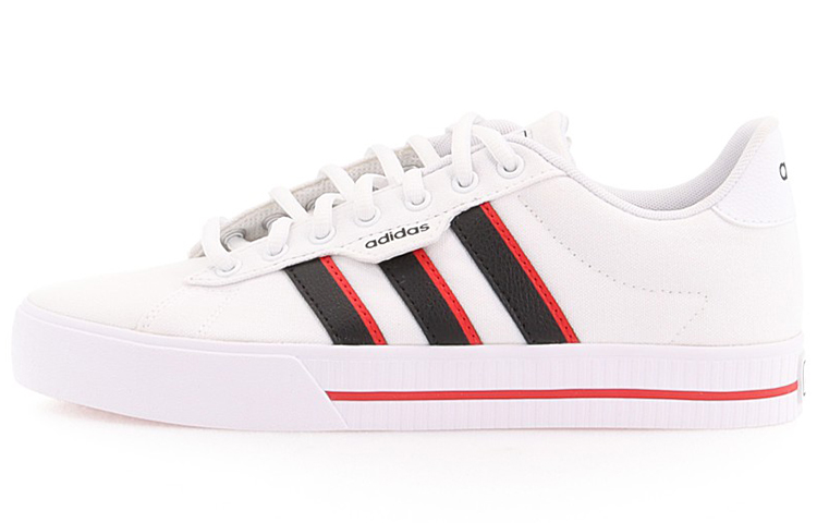Мужские кеды adidas neo Daily 3.0 (бело-черно-красный)