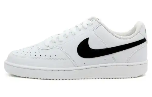 Nike Court Vision Low Lightweight Breathable Lightweight And Breathable Low top Skateboard Shoes Men's White