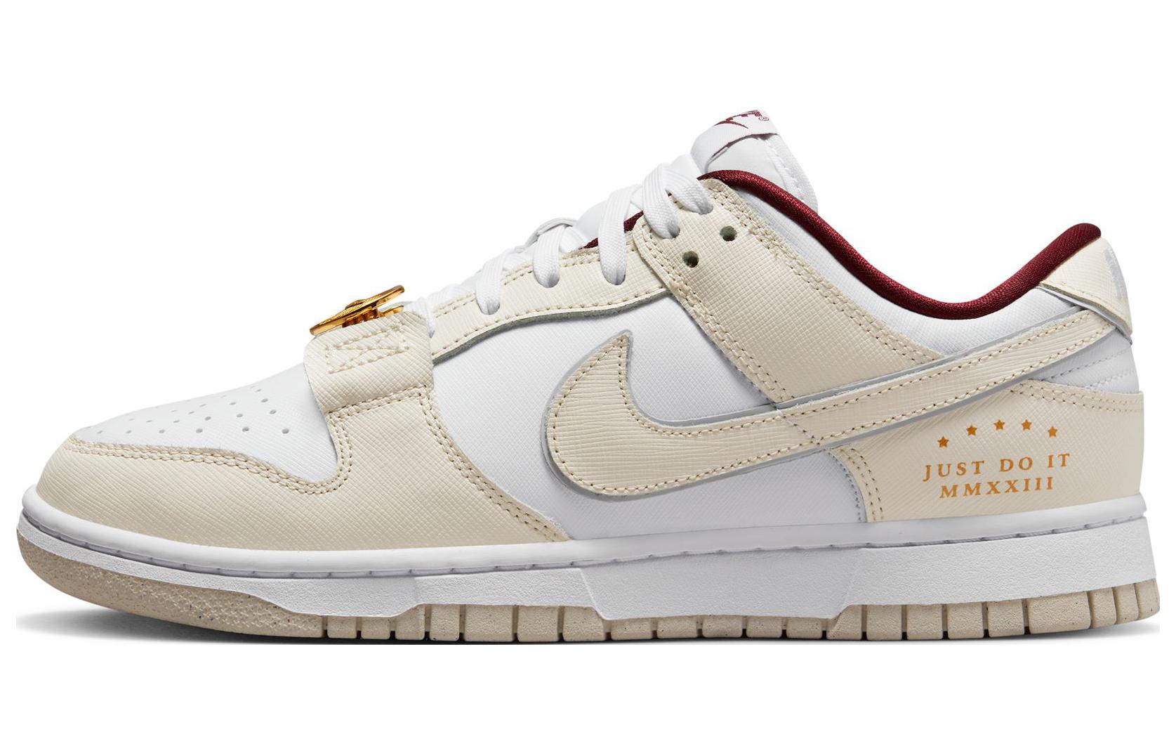 Nike Dunk leather, fashionable and versatile, low top, shoes, women's style, beige