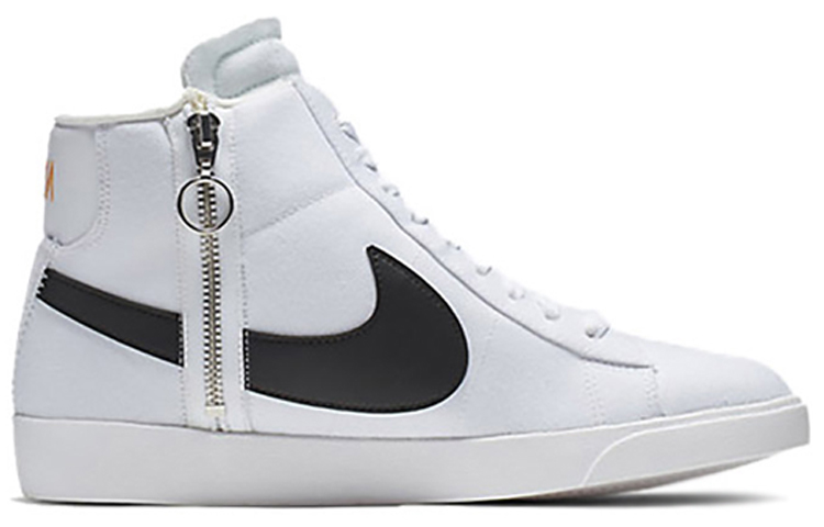 Женские кеды Nike Blazer Rebel (бело-серые) — фото 2