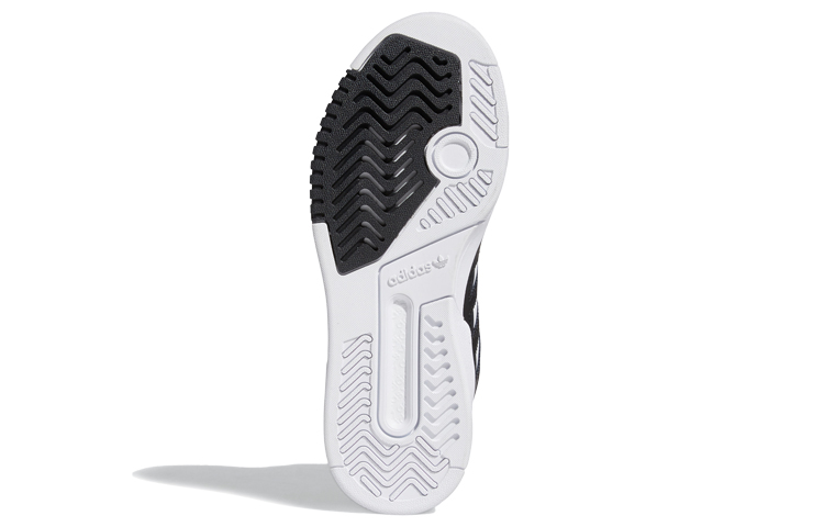 Женские кроссовки adidas originals Drop Step (черно-бело-фиолетовые) — фото 6