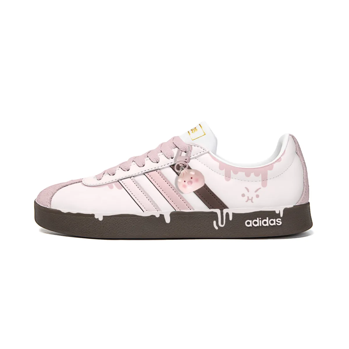Adidas VL COURT 2.0 Star Joy Manufacturing, Honey Cameo Brown Abrasion Resistant Abrasion Resistant Low top