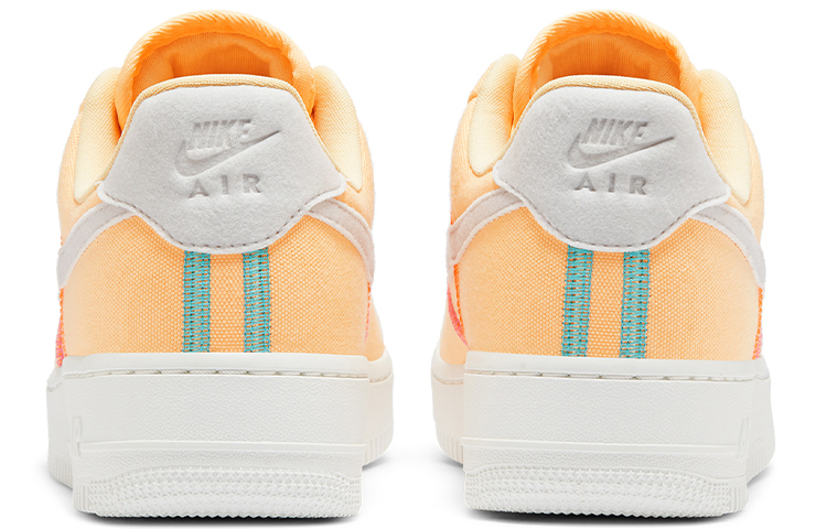 Женские кроссовки Nike Air Force 1 07 LX (бело-оранжевый) — Белыйоранжевый — фото 5