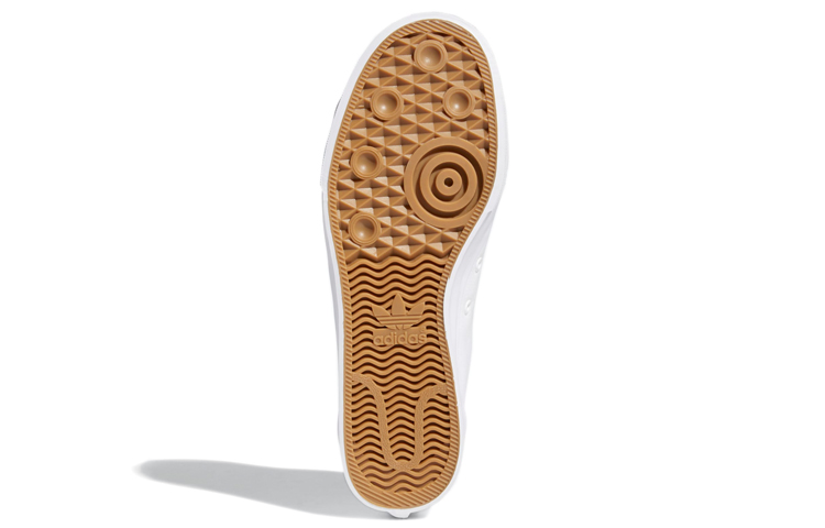 Кеды adidas originals NIZZA Trefoil (белые) — фото 6
