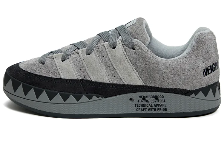 Adidas Originals x NEIGHBORHOOD Adimatic Vintage Shark Puffy Shoes Leather