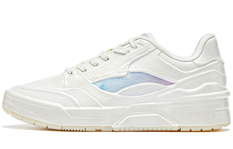Li Ning RSR 101 Low top Skateboard Shoes Men's Mist White
