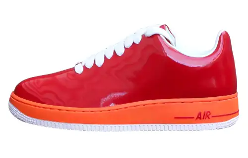 Nike Air Force 1 Supreme Slip Resistant, Abrasion Resistant, Breathable Low top Skateboard Shoes Men's Red