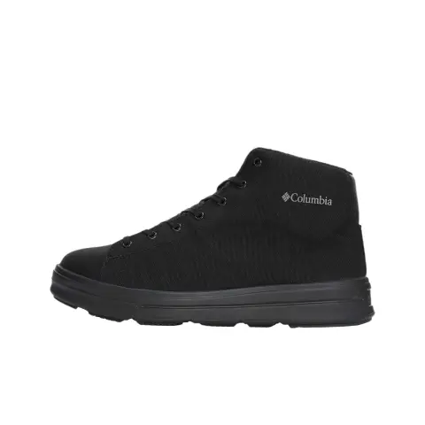Columbia Mid top Skateboard Shoes Unisex Black