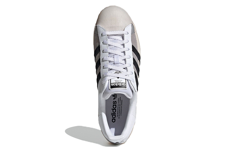 Кроссовки adidas originals SUPERSTAR (бело-черно-коричневые) — фото 5