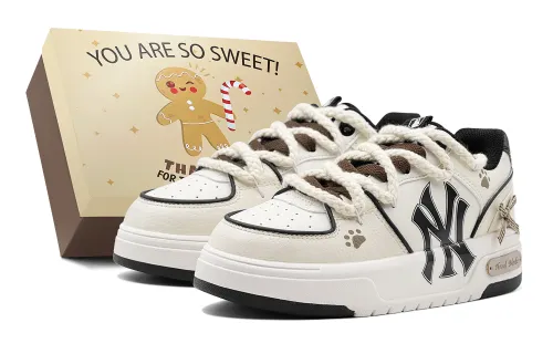 MLB Chunky Liner Fall Winter Renewal Low top Skateboard Shoes Unisex Khaki