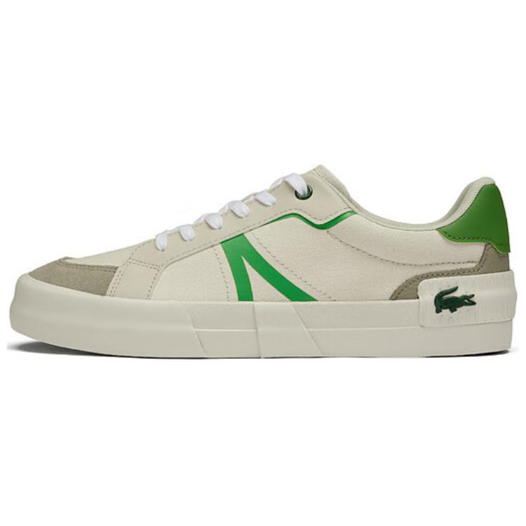 Мужские кеды LACOSTE 45CMA0044-AF6 (бежевые)