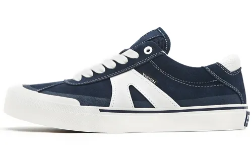 Vision Street Wear Push Pro Casual Low top Skateboard Shoes Unisex Navy Blue