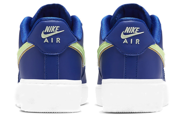 Женские кроссовки Nike Air Force 1 07 ESS (сине-зеленый) — Синий / зелёный — фото 4