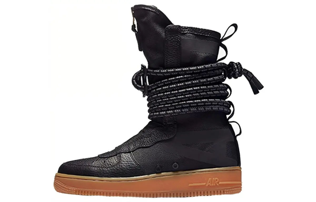 Nike Sf Air Force 1 High Black Gum Women's